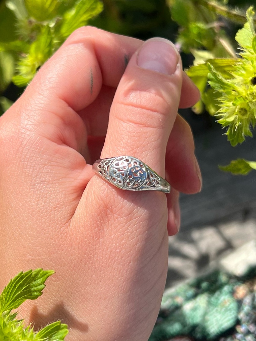 Silver Filigree Ring